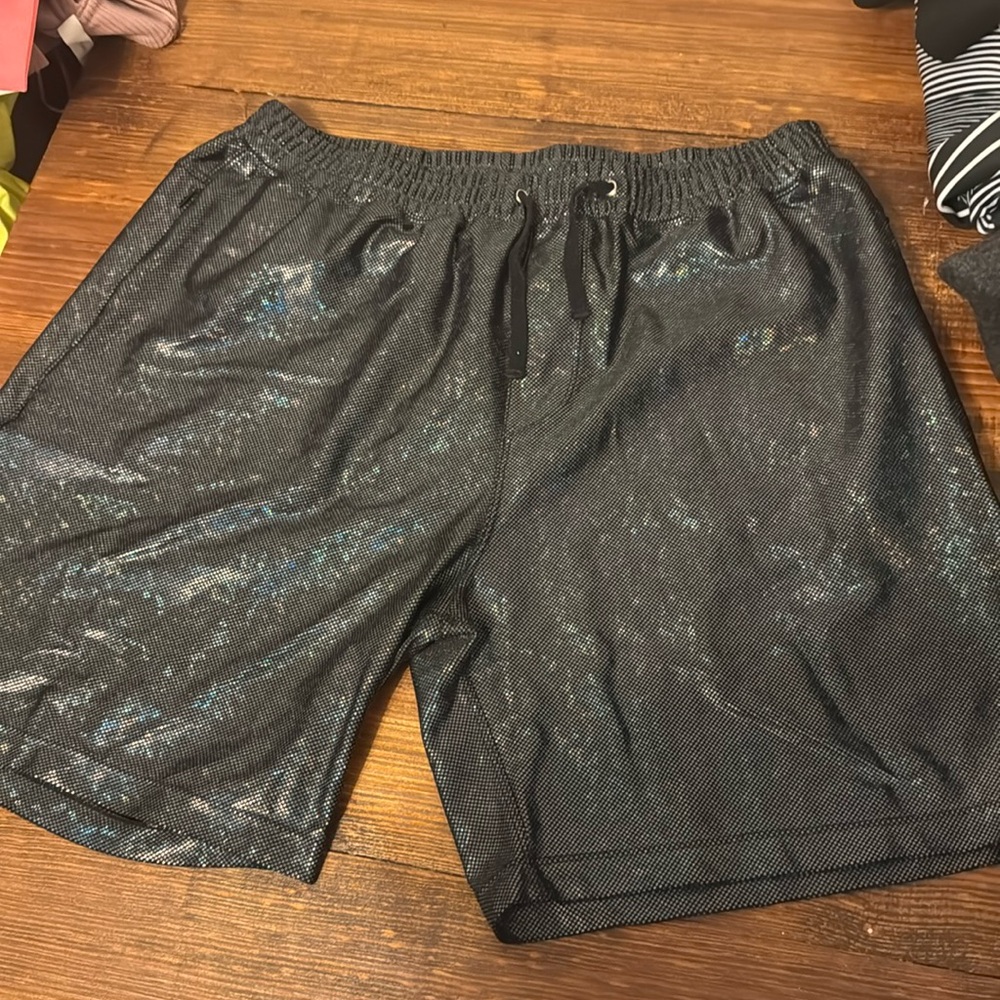 Sea dragon studio holographic rave shorts